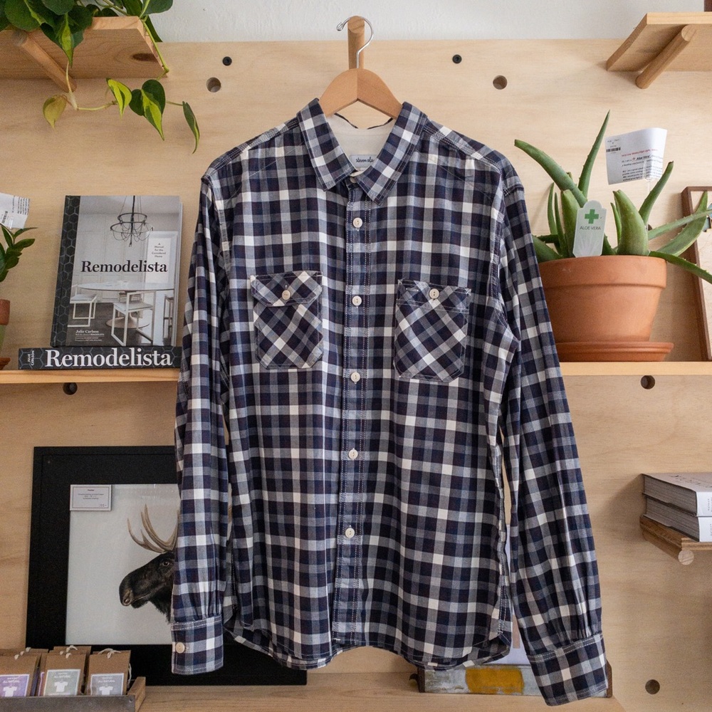 Steven Alan Plaid Shirt XXL